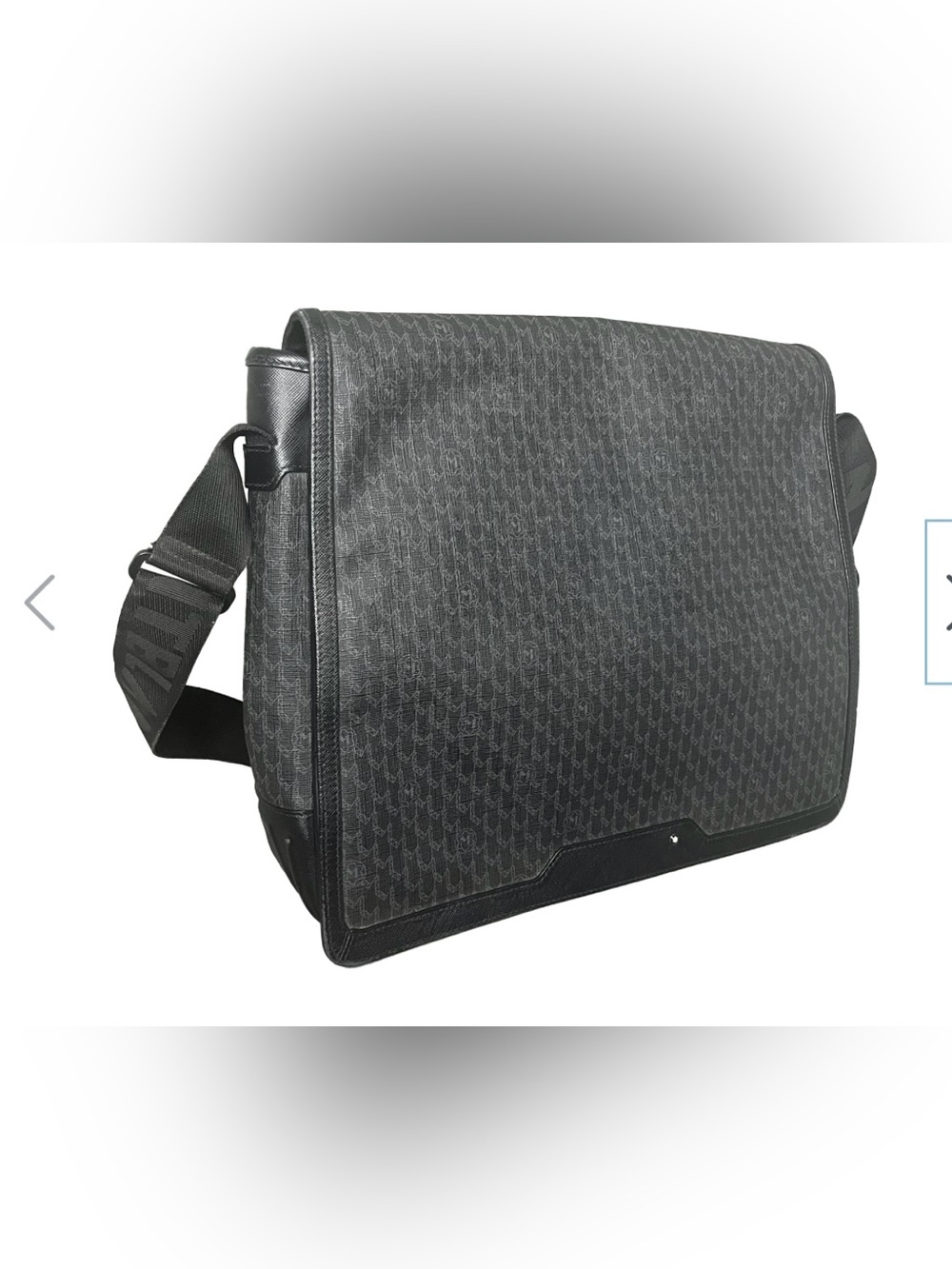 Montblanc night flight Messenger Bag Black